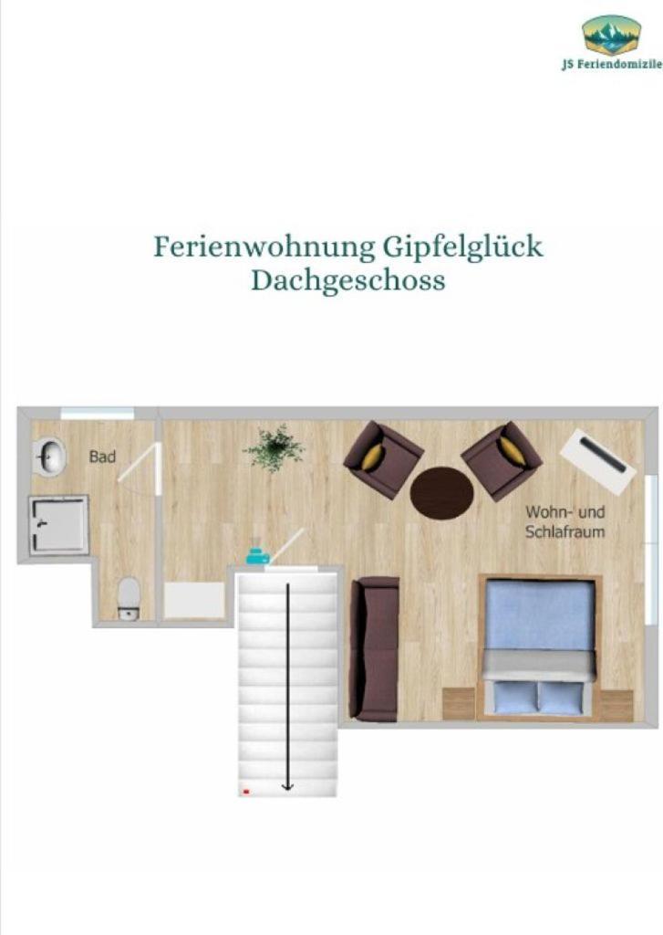 Ferienwohnung Gipfelglueck Mit Balkon 시르케 외부 사진